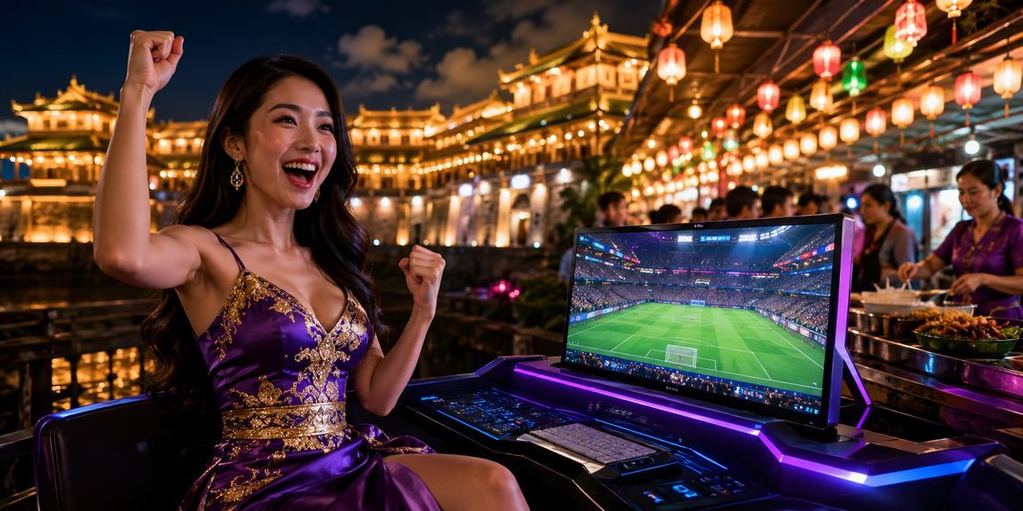 Người xem esports và đặt cược tại chợ đêm Huế Việt Nam