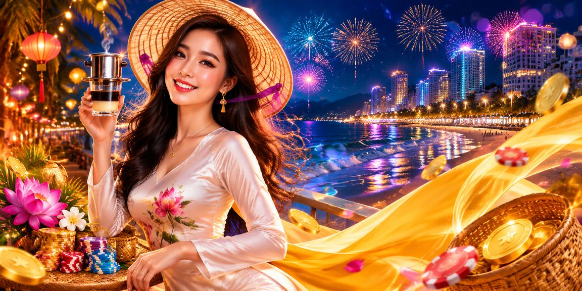 Người phụ nữ đội nón lá chơi casino app tại Nha Trang